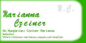 marianna czeiner business card